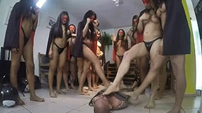 lucky masked guy gets trampled by dangerous trans whores