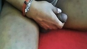 latino montero stroking sturdy penis