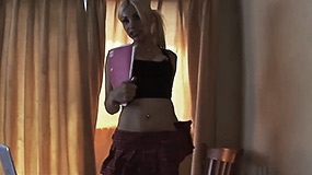 schoolgirl lesbian gets trans penis in wet cunt